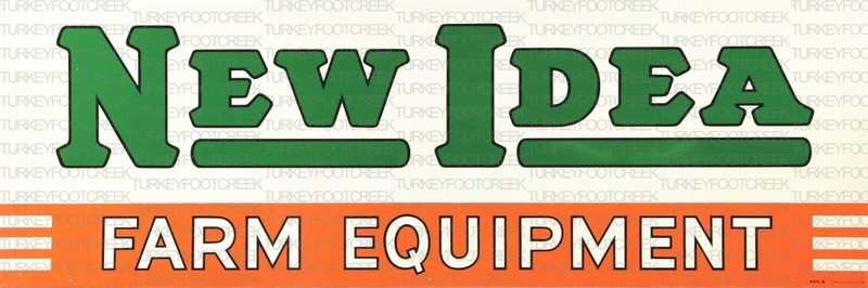 New Idea Farm Equipment 8″ x 24″ Metal Sign