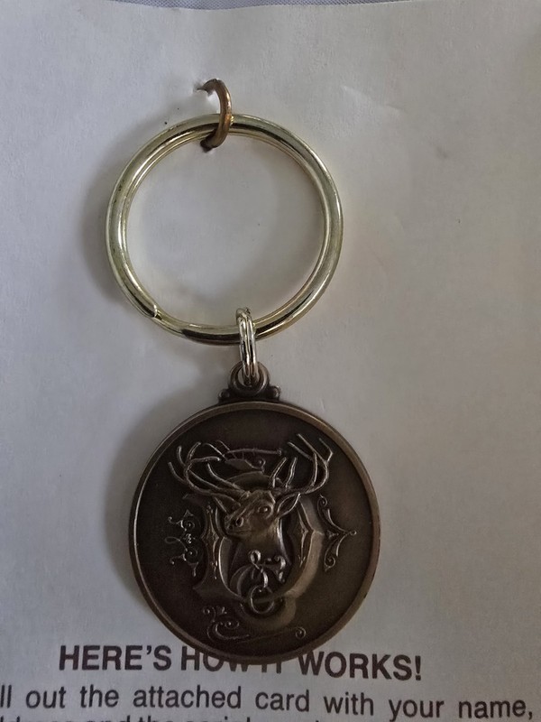 John Deere Limitd Edition Official Registered Key Tag /1000 ? RARE Vintage Logo