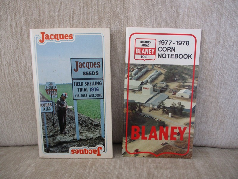 VTG JAQUES & BLANEY CORN SEED ADVERTISING MEMO BOOKS 70s