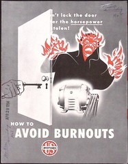 1954 US Motors How to Avoid Burnouts Brochure US Electrical Motors Inc