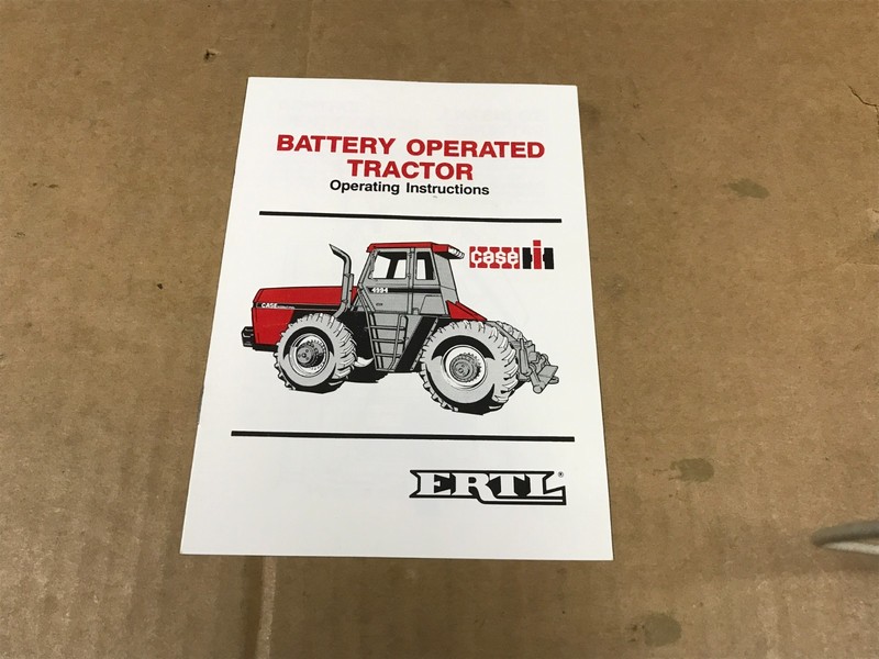 Vintage ERTL Battery Operated Tractor – Operating Instructions Booklet