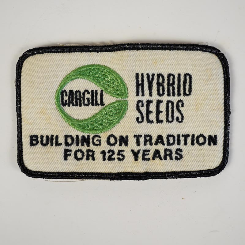 Vintage Cargill Hybrid Seeds Logo Embroidered Patch- Removed from Hat