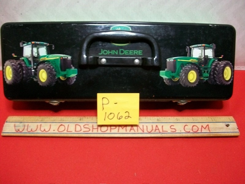 COLLECTIBLE JOHN DEERE TOOL BOX 11.5″ x 3.75″ x 2″ FOR SMALL TOOLS OR PARTS VGC