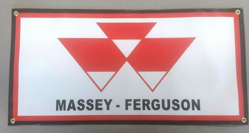 MASSEY-FERGUSON BANNER- 24″ X 12″