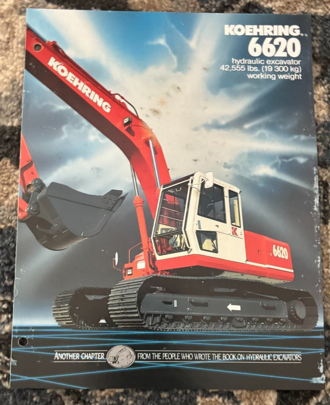 Koehring 6620 Hydraulic Excavator Brochure AMIL25