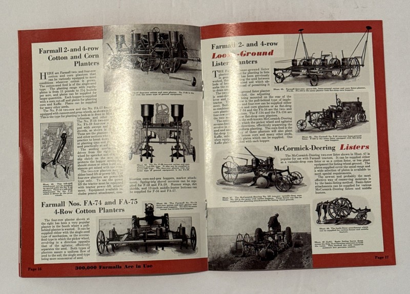 Farmall Farming Tractors And Equipment Farmall 20-30-12- IH Booklet A-133-BB gallery