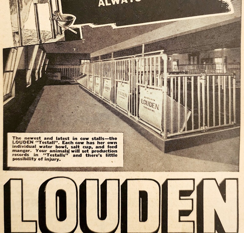 1947 Louden Farm Equipment Iowa Store Advertisement Farming Retail DWNN18