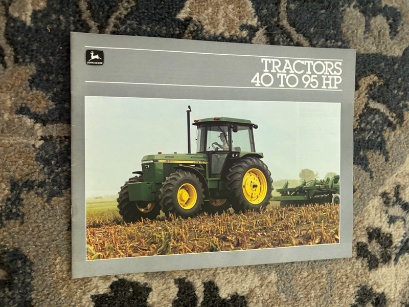 John Deere 2150 2350 2550 2750 2950 Tractor For 1986 Brochure DCPA26