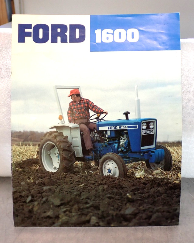 1970’S Ford 1600 Tractor Original Color Sales Brochure