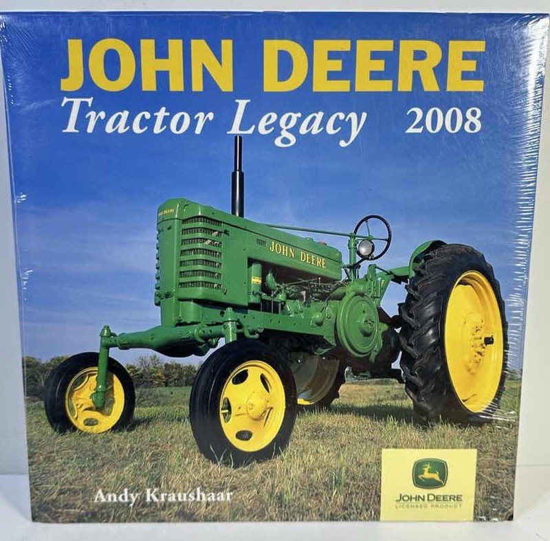 John Deere Tractor Legacy 2008 Wall Calendar Andy Kraushaar NEW Sealed
