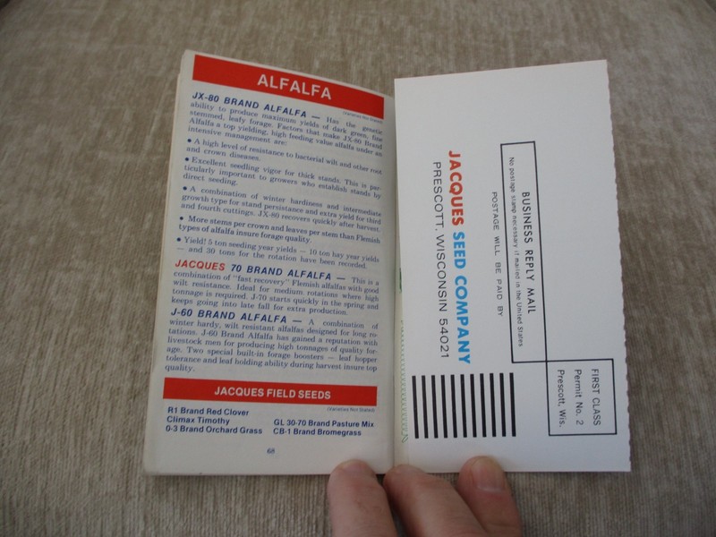 VTG JAQUES & BLANEY CORN SEED ADVERTISING MEMO BOOKS 70s gallery