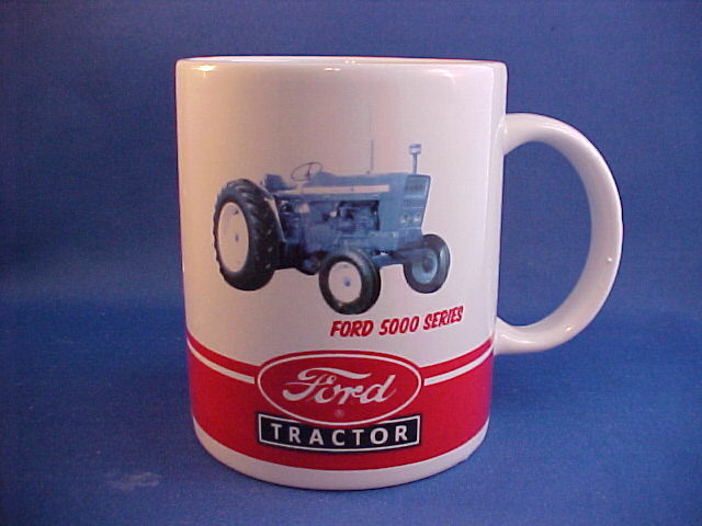 Ford 5000-Series tractor china coffee mug–brand new and hard to find Ford gift!