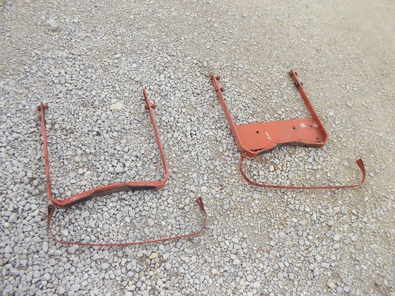 Unstyled Allis Chalmers WC AC Tractor gas tank mounting brackets bracket + strap