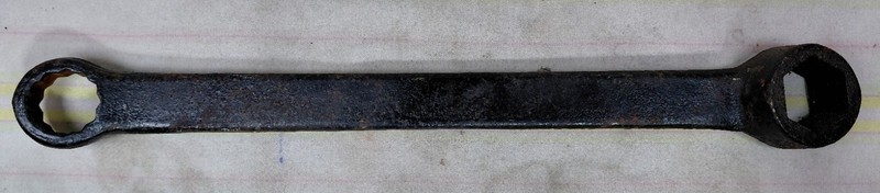 Vintage John Deere Box End Wrench 16” Farm Tractor Tool Heavy Steel