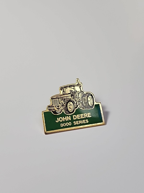 John Deere 8000 Series Lapel Pin Green Black & Gold Colors Farming Equipment