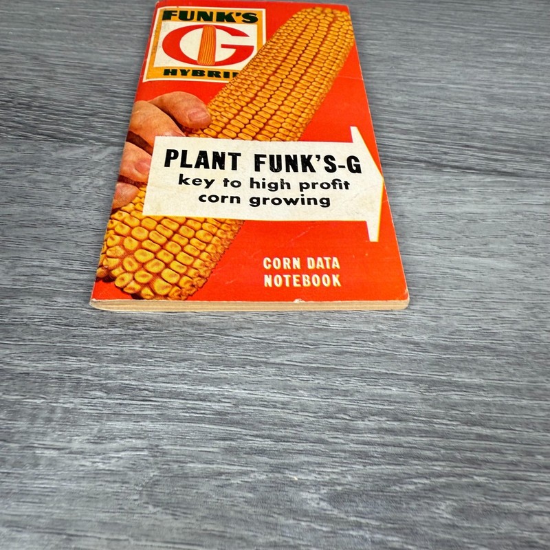 Vtg Funk's Corn Data Note Book Mini Pocket Info Corn Planters 1964 - 1966 gallery