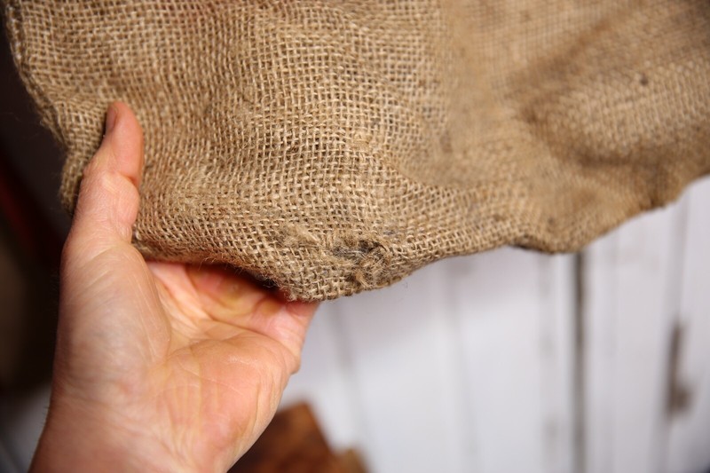 Vintage American Flight Potato Burlap Sack Bag Goose Bird Farm Kitchen Decor gallery