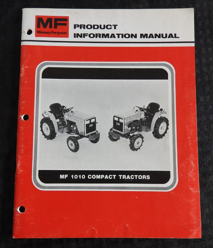 1982-1994 MASSEY FERGUSON DEALER MF 1010 MF1010 TRACTOR INFORMATION SALES MANUAL