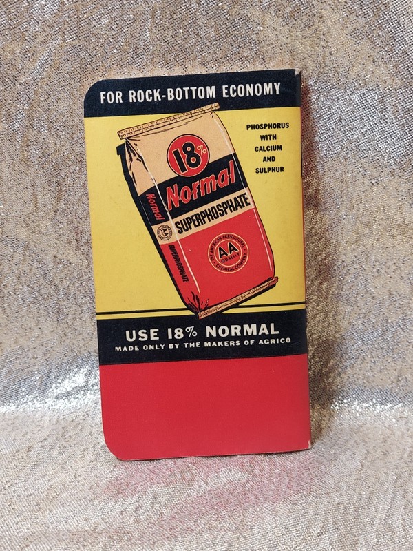 Vintage AGRICO Fertilizer Advertising Notebook Pocket Memo Book Farming gallery