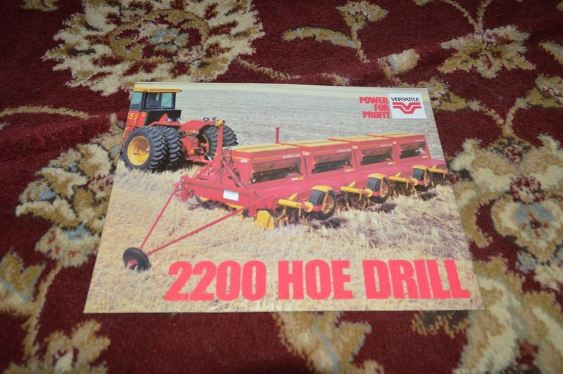 Versatile Tractor 2200 Hoe Drill Brochure FCCA