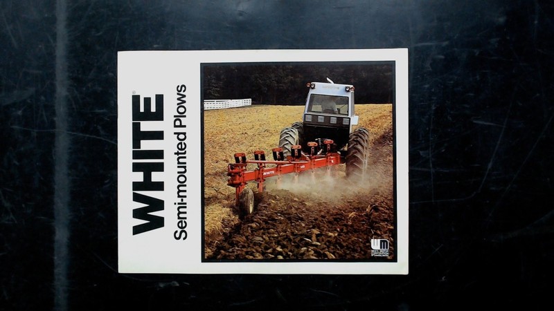 White Semi-Mounted Plows Brochure 588 Model Agricultural Equipment