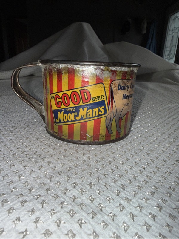 VNG Moor Mans for Good Results 1/2 Measuring Cup Some Surface Oxidation See Pic