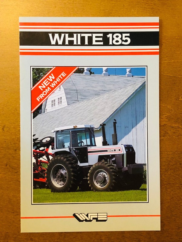 1988 White 185 PTO HP Tractors Specifications Brochure 5 1/2″ x 8 1/2″