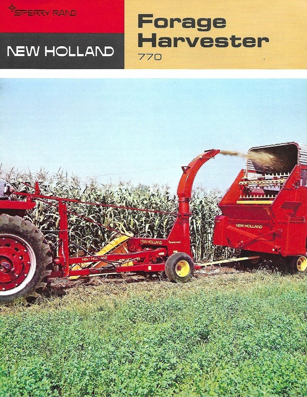 Farm Equipment Brochure – New Holland – 770 – Forage Harvester – c1972 (F8294)