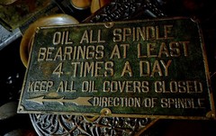 1910’s International Harvester Antique Stationary Engine Turnbine Nameplate