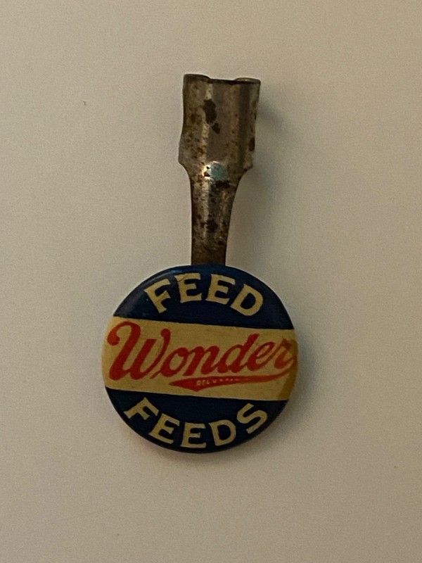 Feed Wonder Feeds celluloid advertising pencil clip