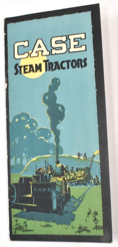 RARE Vintage J.I. Case Farm Steam Tractors Sales Brochure Pamphlet