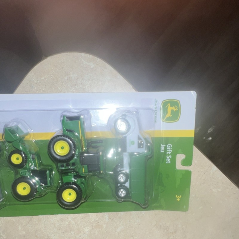 John Deere Gift Set Diecast Toy Vehicles Agriculture Theme Original 2023 gallery