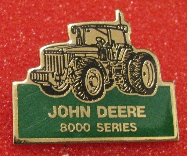 *John Deere Hat Lapel Pin 8100 8200 8300 8400 8000 Series Tractor Waterloo Works