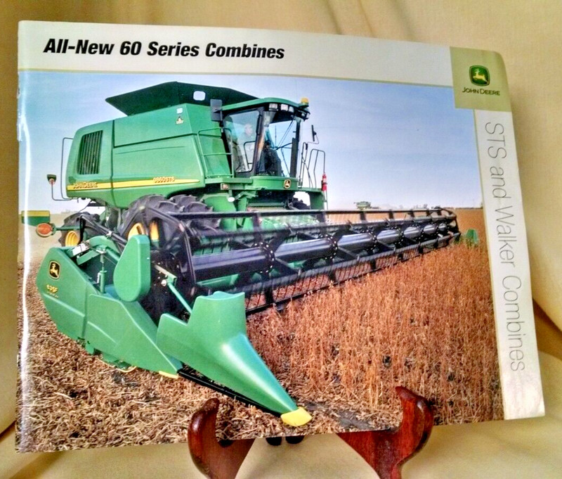 JOHN DEERE BOOKLET STS WALKER COMBINES 60 SERIES DSAA31572 03-08 9860STS 635F.