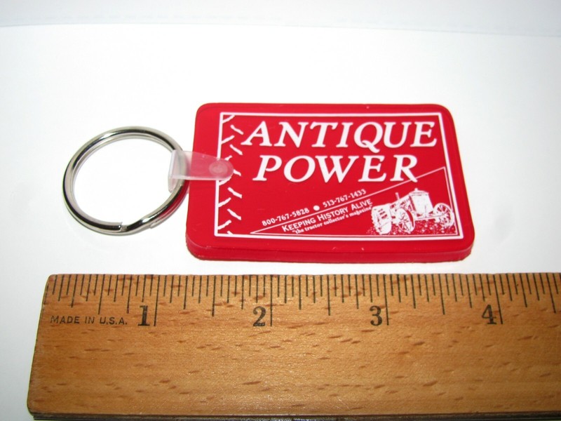 *Antique Power Tractor Collector's Magazine Rubber Keychain Rumely Fordson Deere gallery