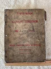 Original 1964 MHF Massey Harris Ferguson MF 65 Tractor Parts Manual 24 Pictures