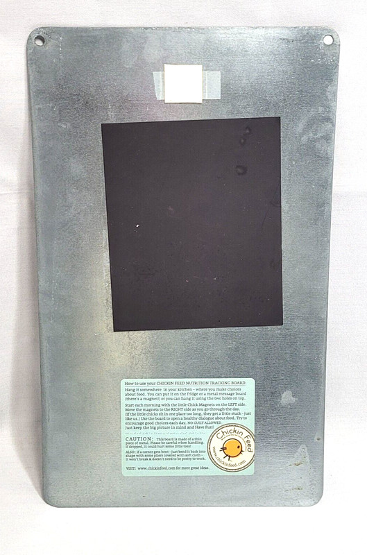 Chicken Feed Nutrition Tracking Board Sign For Teaching Kids Good Eating Habits gallery