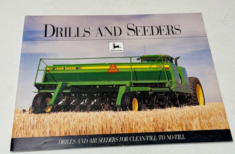 JOHN DEERE Drills and Seeders 1993 Brochure