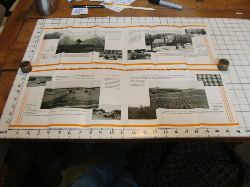 Vintage Paper: VERMONT AGRICULTURE Brochure, no date but 1920's or 30's gallery