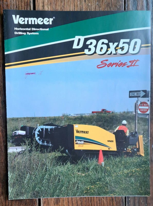Vermeer D36x50 Horizontal Direçtional Drilling System Brochure 2006