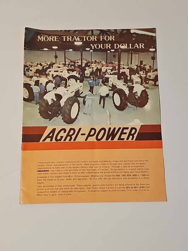 1981 Agri Power Tractor Buyers Guide Sales Brochure