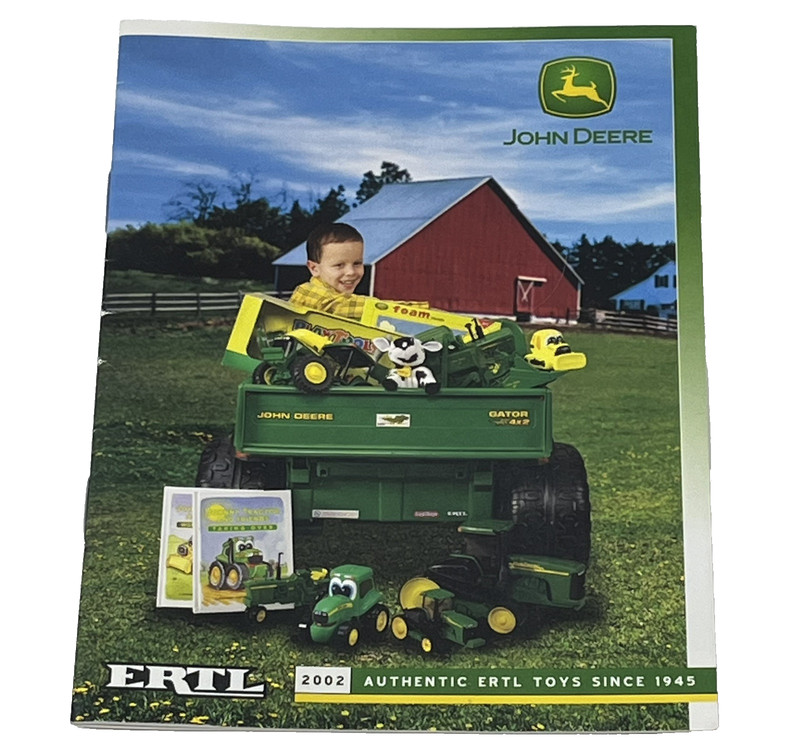 2002 John Deere Pocket Ertl Toy Pedal Tractor Catalog Guide Brochure Book