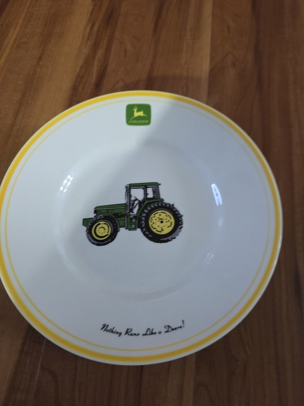 John Deere salad plate/ bowls dish 9” by Gibson