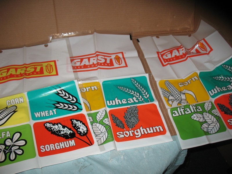 3 Garst Seeds Plastic Bags