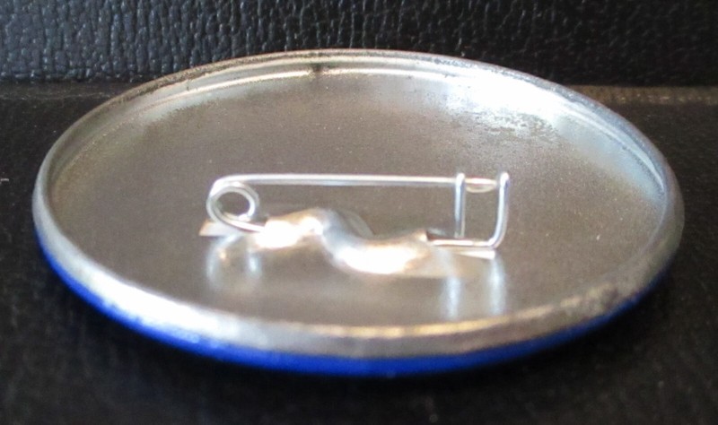 1997 Midwest Thresher Reunion Mt Pleasant Advance Rumely 16 Steam Pinback Button gallery