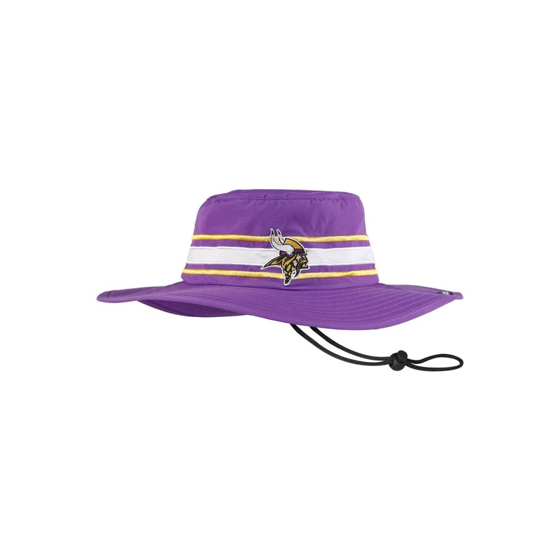 Minnesota Vikings NFL Team Stripe Boonie Hat – Officially Licensed, One Size