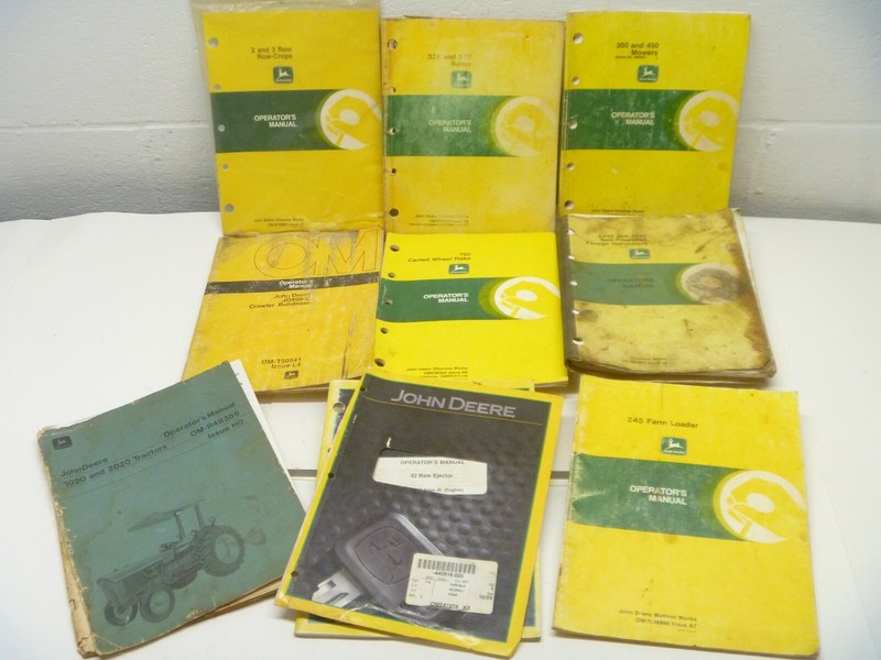 John Deere MANUAL LOT OPERATOR LOADER CRAWLER 1020 Tractor OEM AS IS