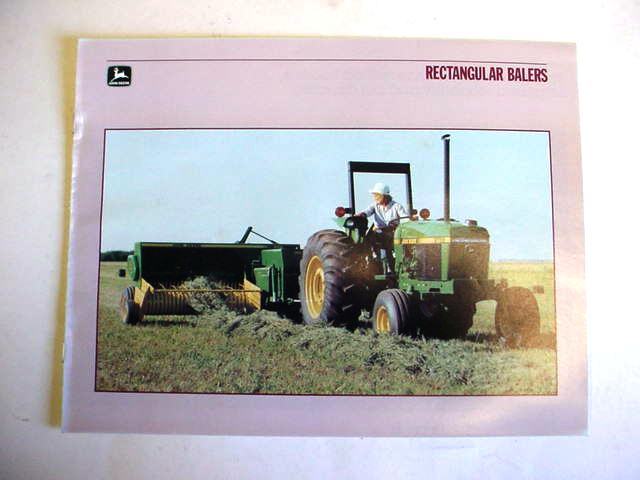 John Deere Rectangular Balers, 8 pages, color, 2003 B4