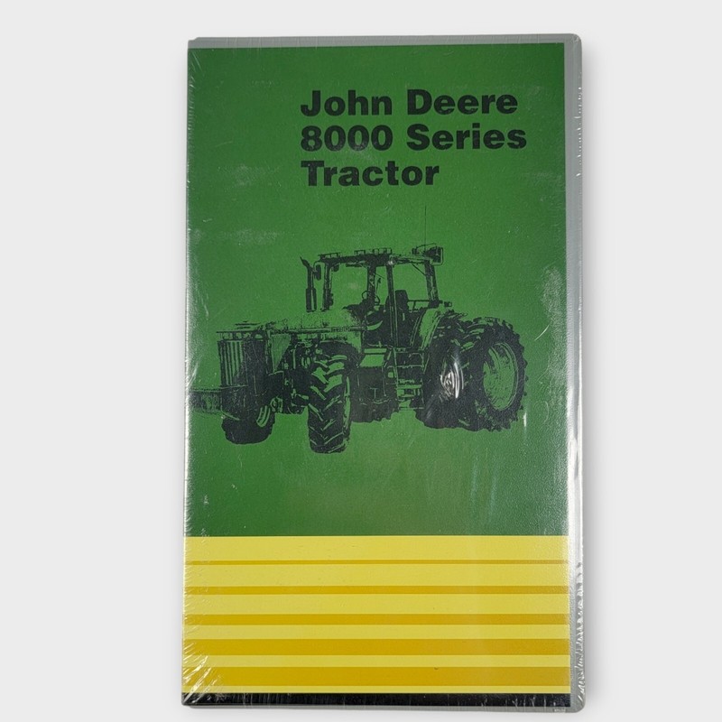 Vintage John Deere Company 8000 Series Tractors VHS Tape New Sealed