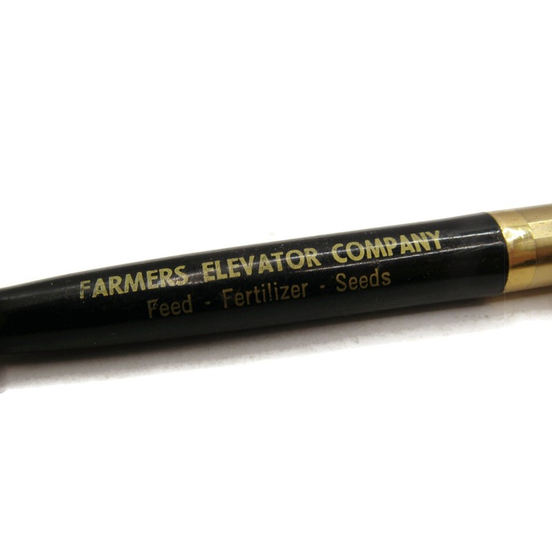 Vintage Farmers Elevator Company Advertising Pen Feed Fertilizer Seeds